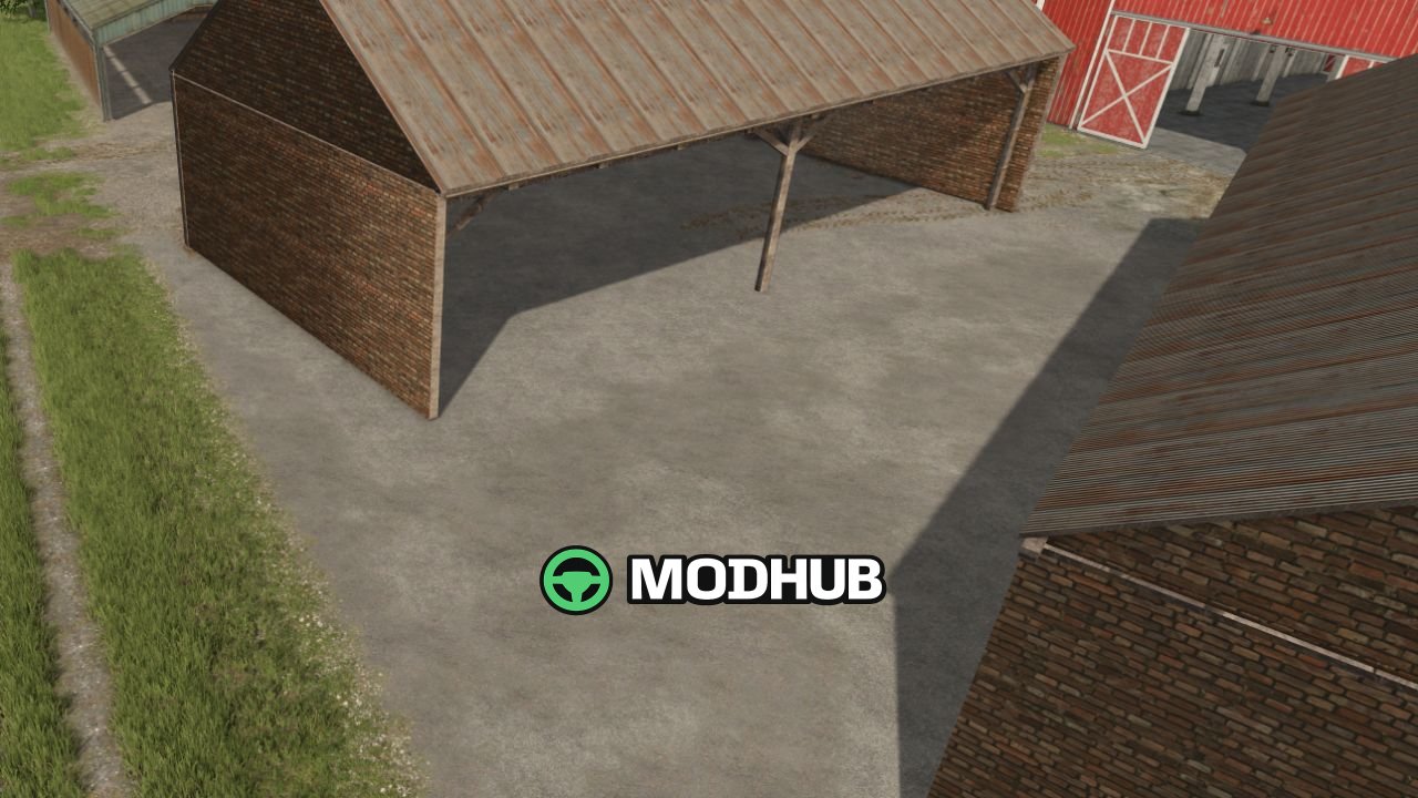 Новий Середній Кирпичний Склад V1.0.0.0 для FS25