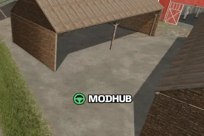 Новий Середній Кирпичний Склад V1.0.0.0 для FS25 — 2