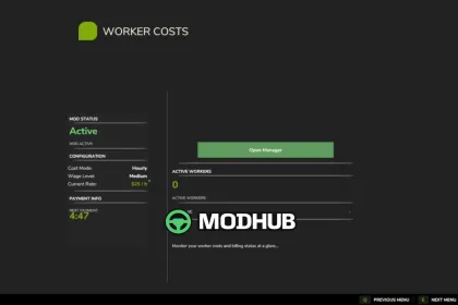 Мод на Реалістичні Витрати Працівників V1.0.9.5 для FS25 — 3
