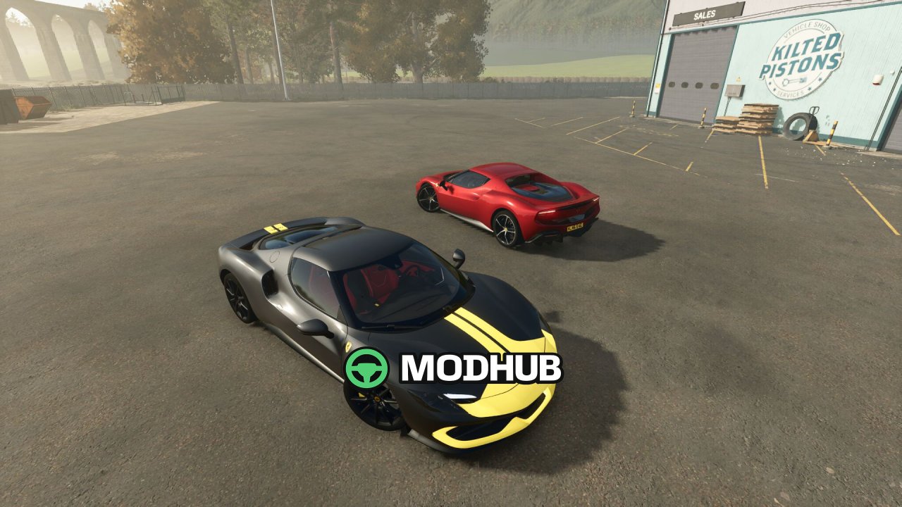 Мод на Легендарний Ferrari 296 GTB 2022 для FS25