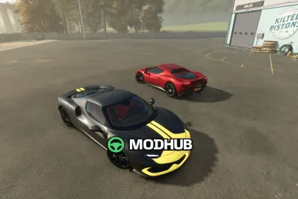 Мод на Легендарний Ferrari 296 GTB 2022 для FS25 — 2