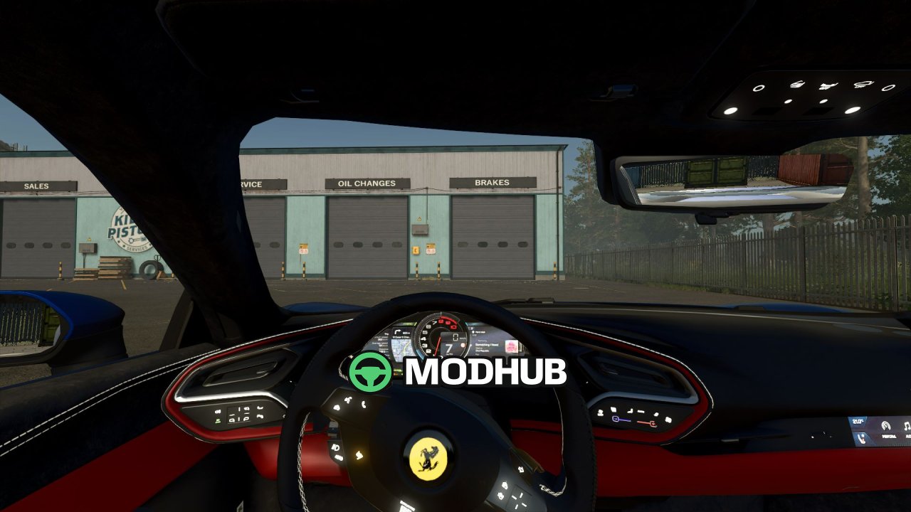 Мод на Легендарний Ferrari 296 GTB 2022 для FS25