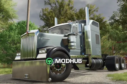 Новий Мод на Легендарний Вантажівка Kenworth W900L для FS25