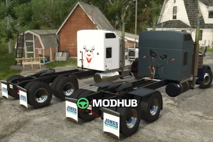 Новий Мод на Легендарний Вантажівка Kenworth W900L для FS25 — 2