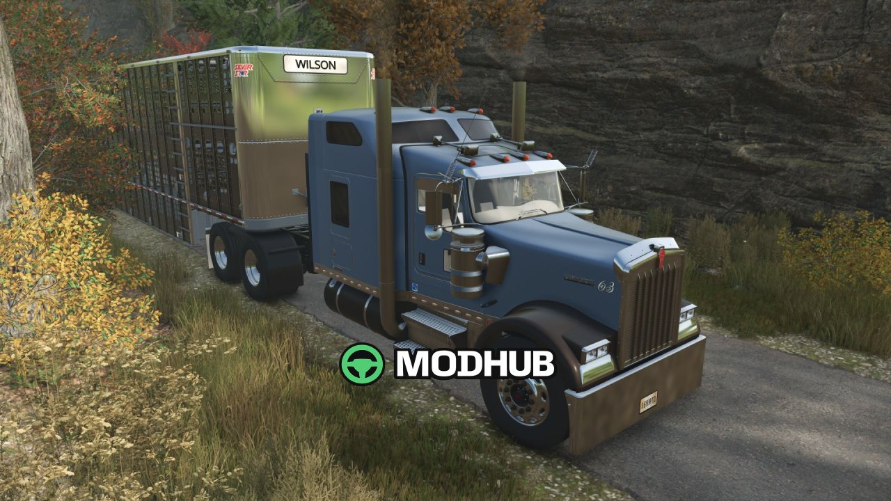 Новий Мод на Легендарний Вантажівка Kenworth W900L для FS25