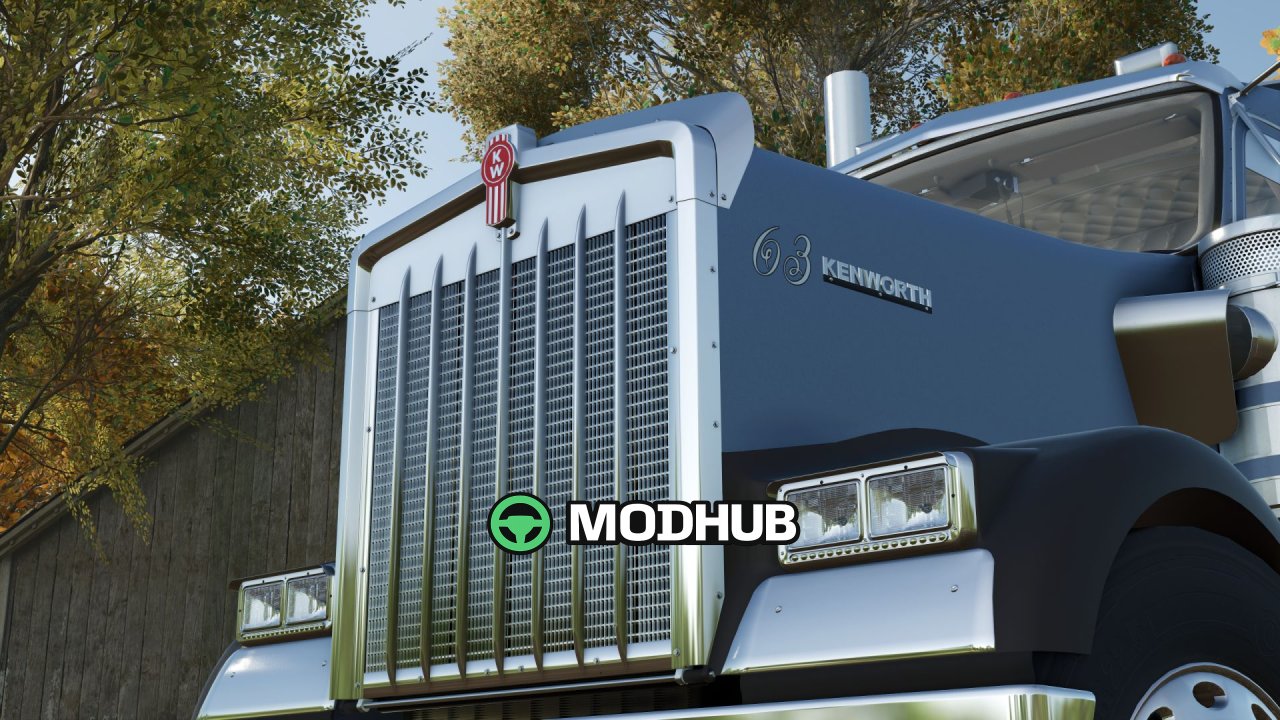 Новий Мод на Легендарний Вантажівка Kenworth W900L для FS25