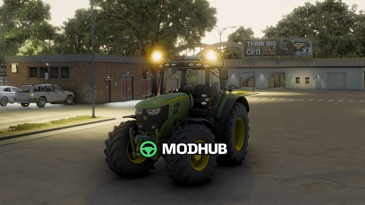 Новий Потужний Трактор John Deere 6R для FS25