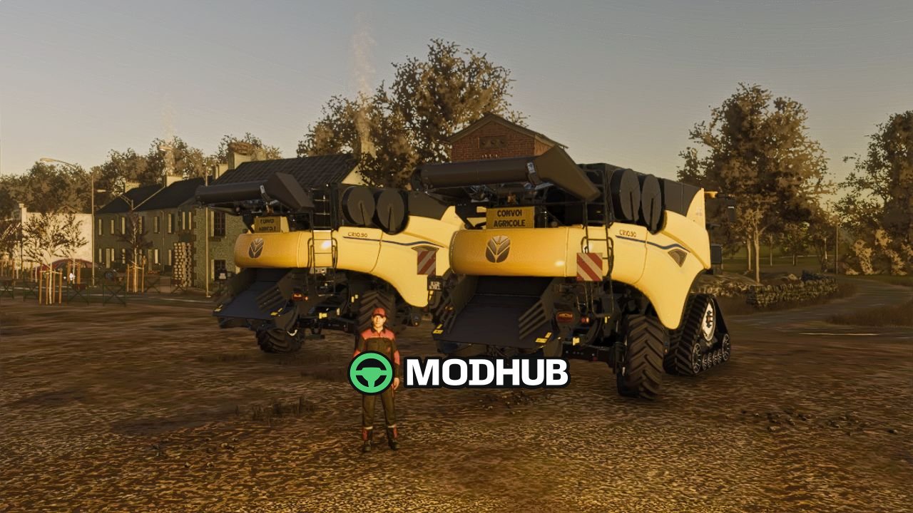 Новий Легендарний Комбайн New Holland CR 10.90 для FS25