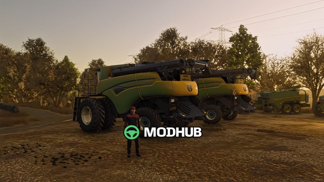 Новий Легендарний Комбайн New Holland CR 10.90 для FS25