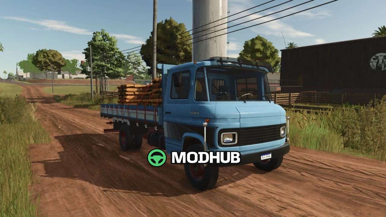 Мод на Потужний Легковий Автомобіль Lizard 608 D для FS25