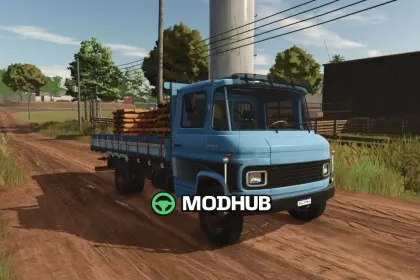 Мод на Потужний Легковий Автомобіль Lizard 608 D для FS25 — 3