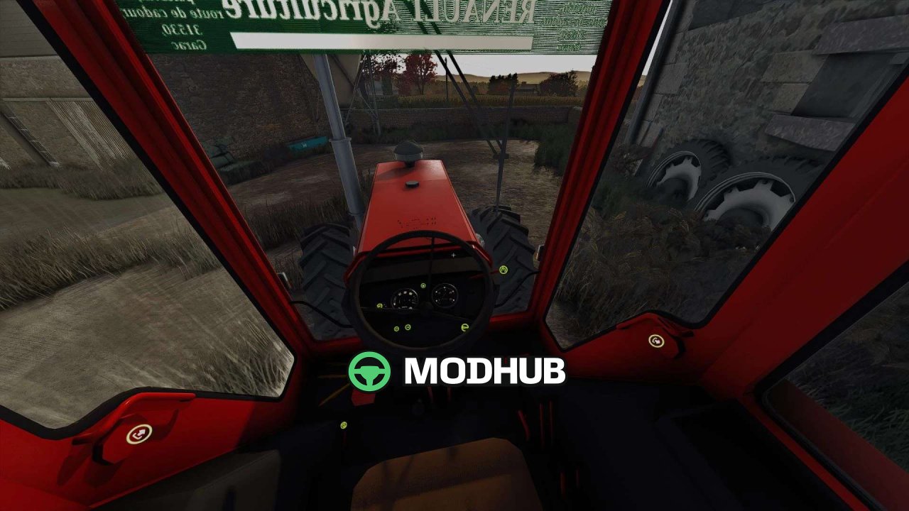 Мод на Потужний Трактор Renault 891 для FS25