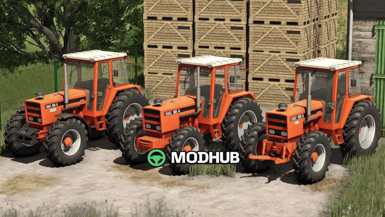Мод на Потужний Трактор Renault 891 для FS25