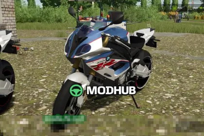 Mod na motocykl BMW S1000RR 2018 v1000 do Farming Simulator 25