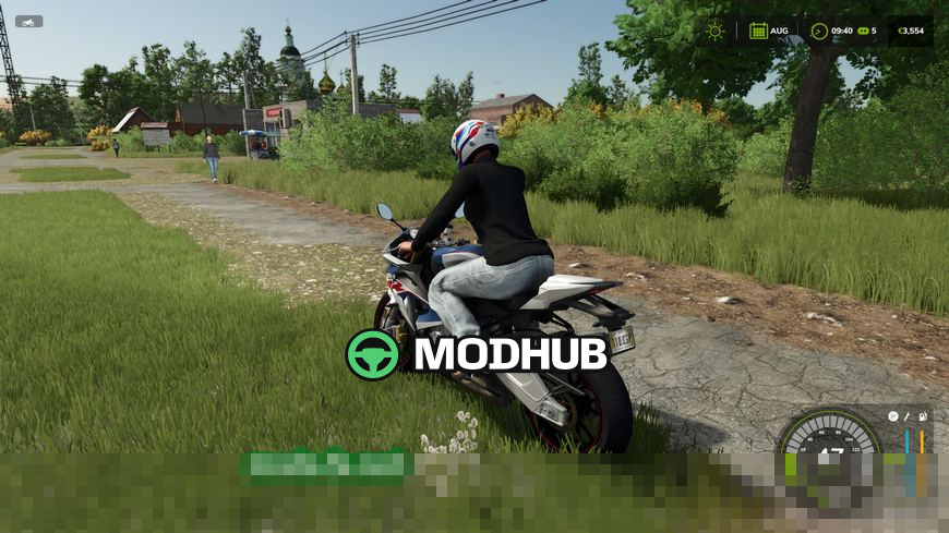 Mod na motocykl BMW S1000RR 2018 v1000 do Farming Simulator 25