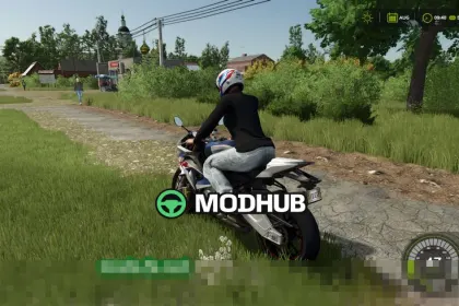 Mod na motocykl BMW S1000RR 2018 v1000 do Farming Simulator 25