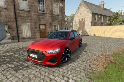 Автомобіль Audi RS6 для Farming Simulator 25