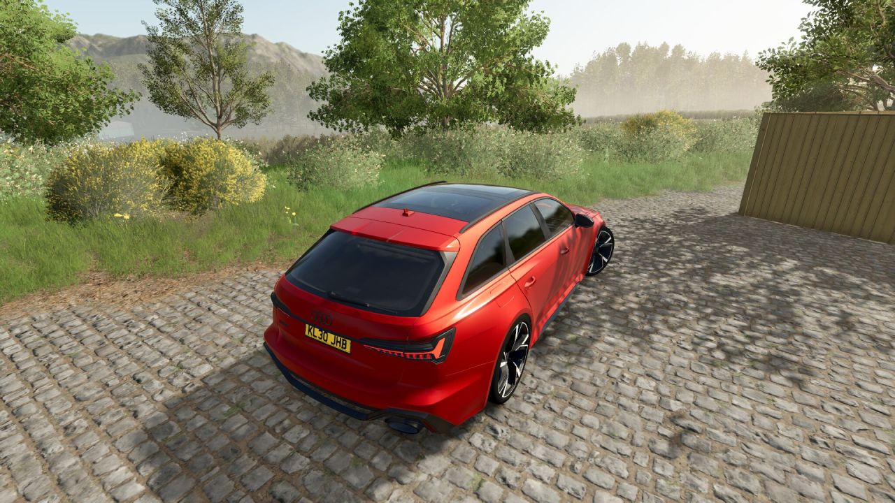 Автомобіль Audi RS6 для Farming Simulator 25