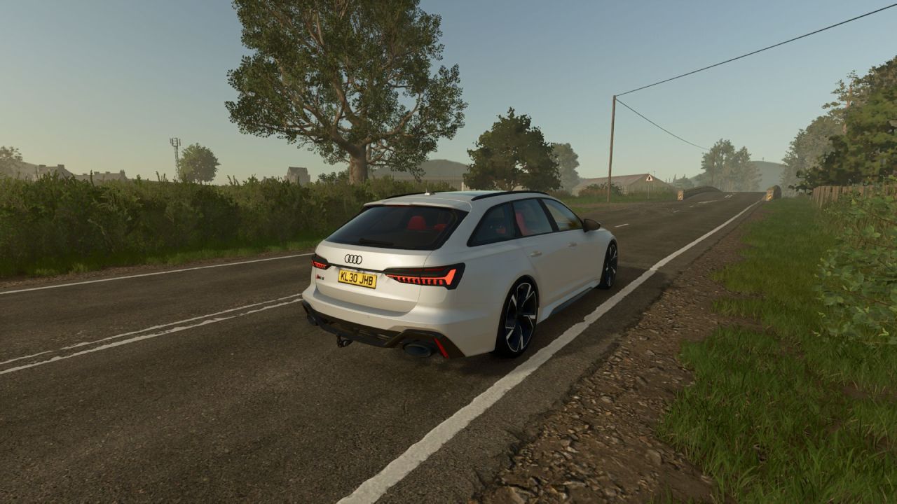 Автомобіль Audi RS6 для Farming Simulator 25