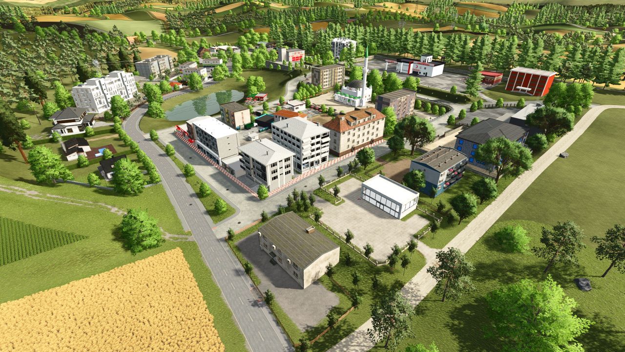 Карта Польща 55 Ragnar Edit для Farming Simulator 25