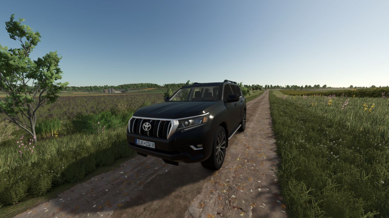 Powerful Off-Road Vehicle Toyota Land Cruiser Prado 2018 for Farming Simulator 25