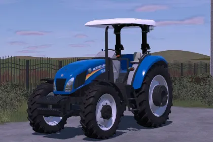 Traktor New Holland TD Tente do Farming Simulator 25
