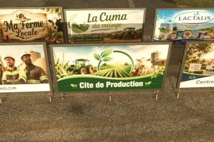 Декоративні аграрні панелі для Farming Simulator 25