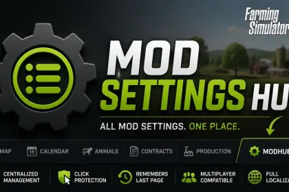 ModSettingsHub for Farming Simulator 25