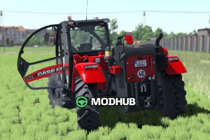 Новий Мод на Потужний Case IH Farmlift 742 для FS25 — 2