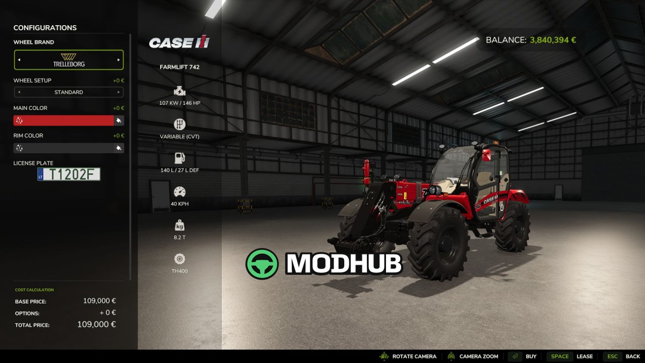 Новий Мод на Потужний Case IH Farmlift 742 для FS25
