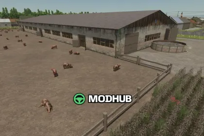 Новий Легендарний Свинячий Хлів XXL для FS25