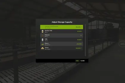 Effektive Adjust Storage Capacity — Flexible Einstellung der Speicherkapazität und Anhänger in FS25