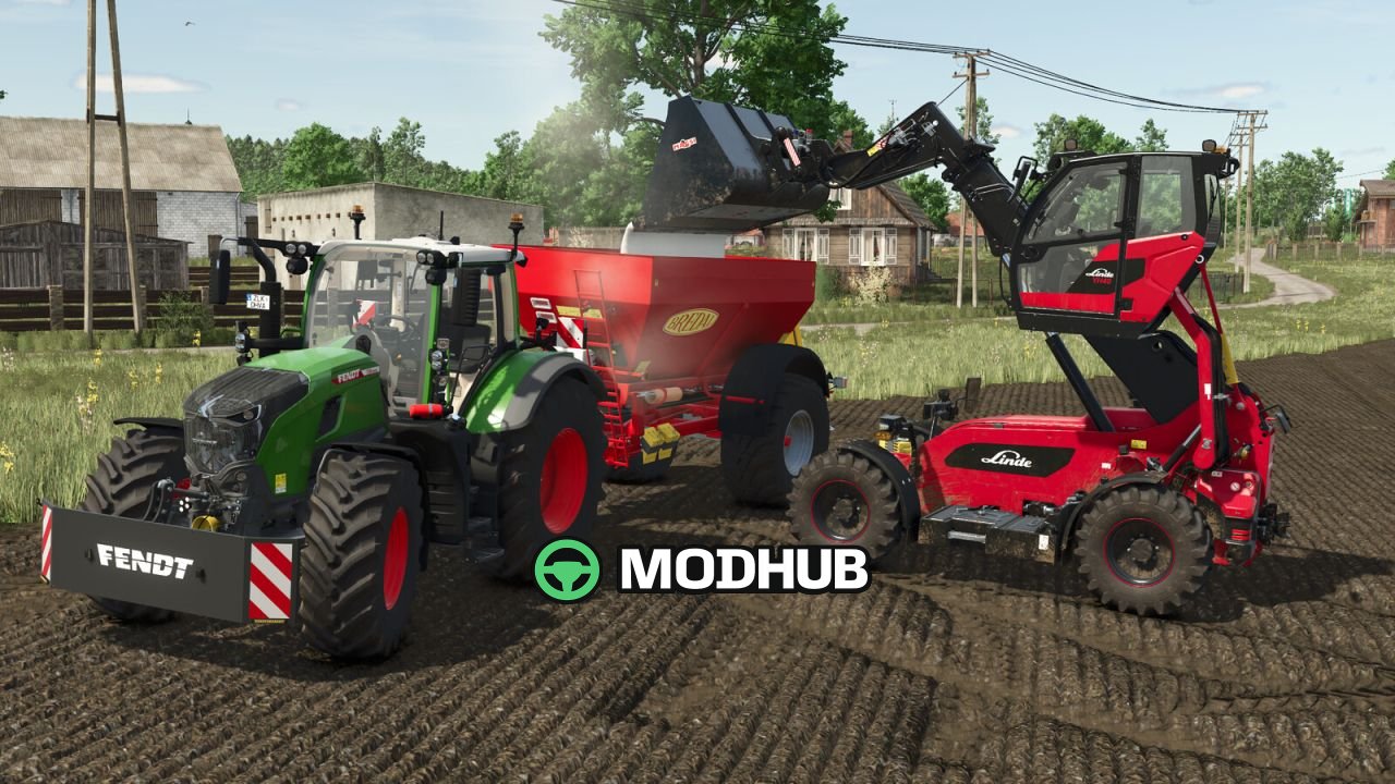 Новий Потужний Телескопічний Навантажувач Linde YH40 для FS25