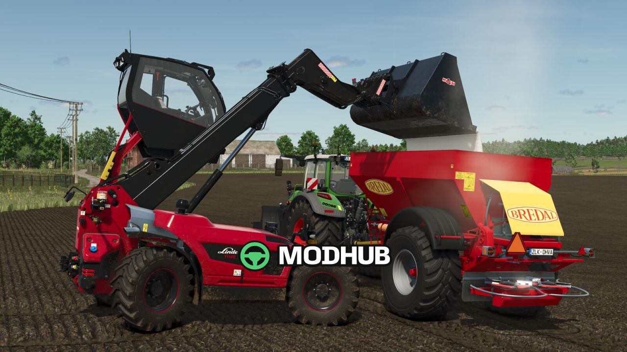 Новий Потужний Телескопічний Навантажувач Linde YH40 для FS25