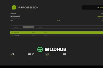 Новий Мод на XP Прогресію для Farming Simulator 25 — 2