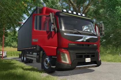 Потужна Вантажівка Volvo FMX XXL для Перевезення Палет і Тюків у Farming Simulator 25 — 2