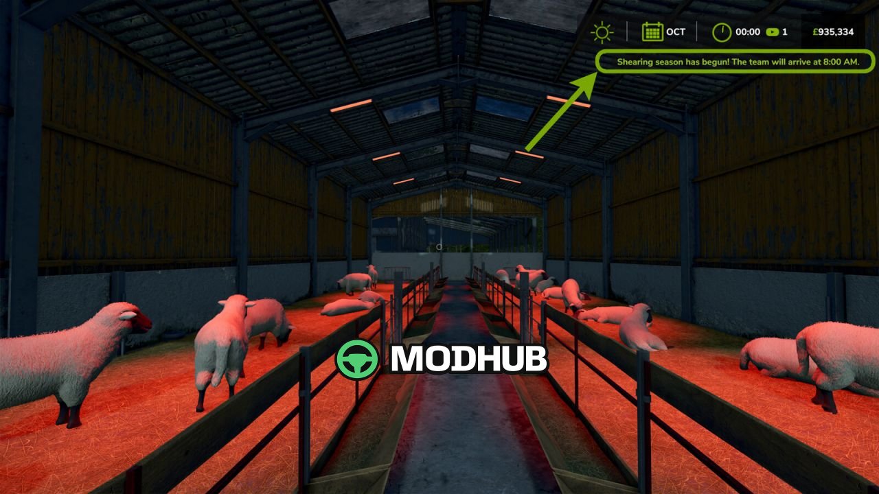 Мод на Легендарну Сезонну Виробництво Вовни V1.0.0.1 для FS25