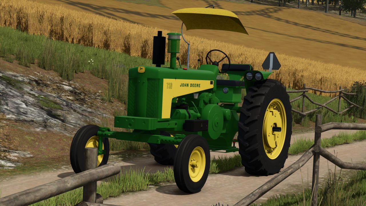 Legendary Small Tractor John Deere Numbered Series (60–730) for Farming Simulator 25