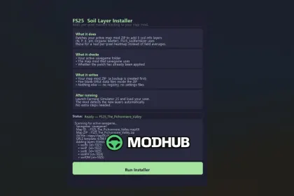 Новий Мод на Потужний Інсталятор Слоїв Грунту V1.4.0.0 для FS25