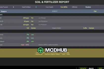 Мод на Легендарний Реалістичний Грунт та Добрива V2.4.1.5 для FS25 — 6