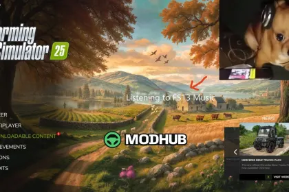 Новий Мод на Легендарну Музику Меню Farming Simulator для FS25
