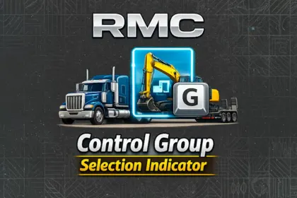 Effektiver Control Group Indicator für FS25 — Aktiver Steuerungsgruppenanzeiger auf dem Bildschirm — 1