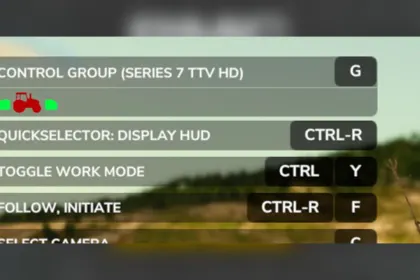 Effektiver Control Group Indicator für FS25 — Aktiver Steuerungsgruppenanzeiger auf dem Bildschirm — 2