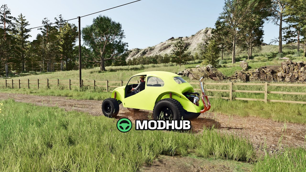 Новий Мод на Легендарний Volkswagen Beetle Brazil V2.2.2.0 для FS25
