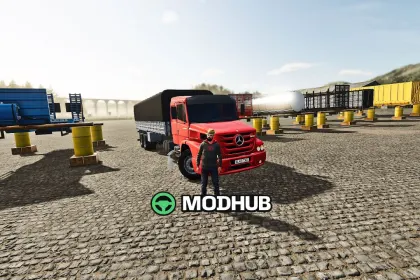 Новий Мод на Легендарний Mercedes Benz ATRON Body Pack для FS25