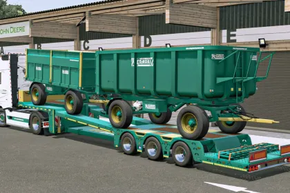 Полуприцеп Camara Semitrailer Lowloader для Farming Simulator 25