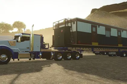 Ефективний Набір Oilfield Skid Shacks для Бази в Дикій Місцевості у Farming Simulator 25 — 1