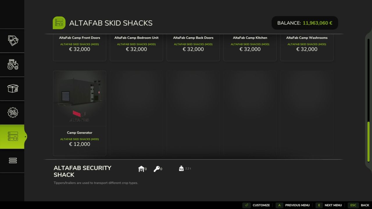 Ефективний Набір Oilfield Skid Shacks для Бази в Дикій Місцевості у Farming Simulator 25