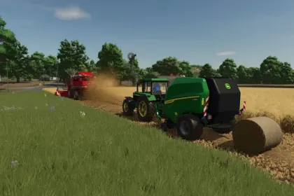 Prasa okrągła John Deere V452R do Farming Simulator 25 — 3