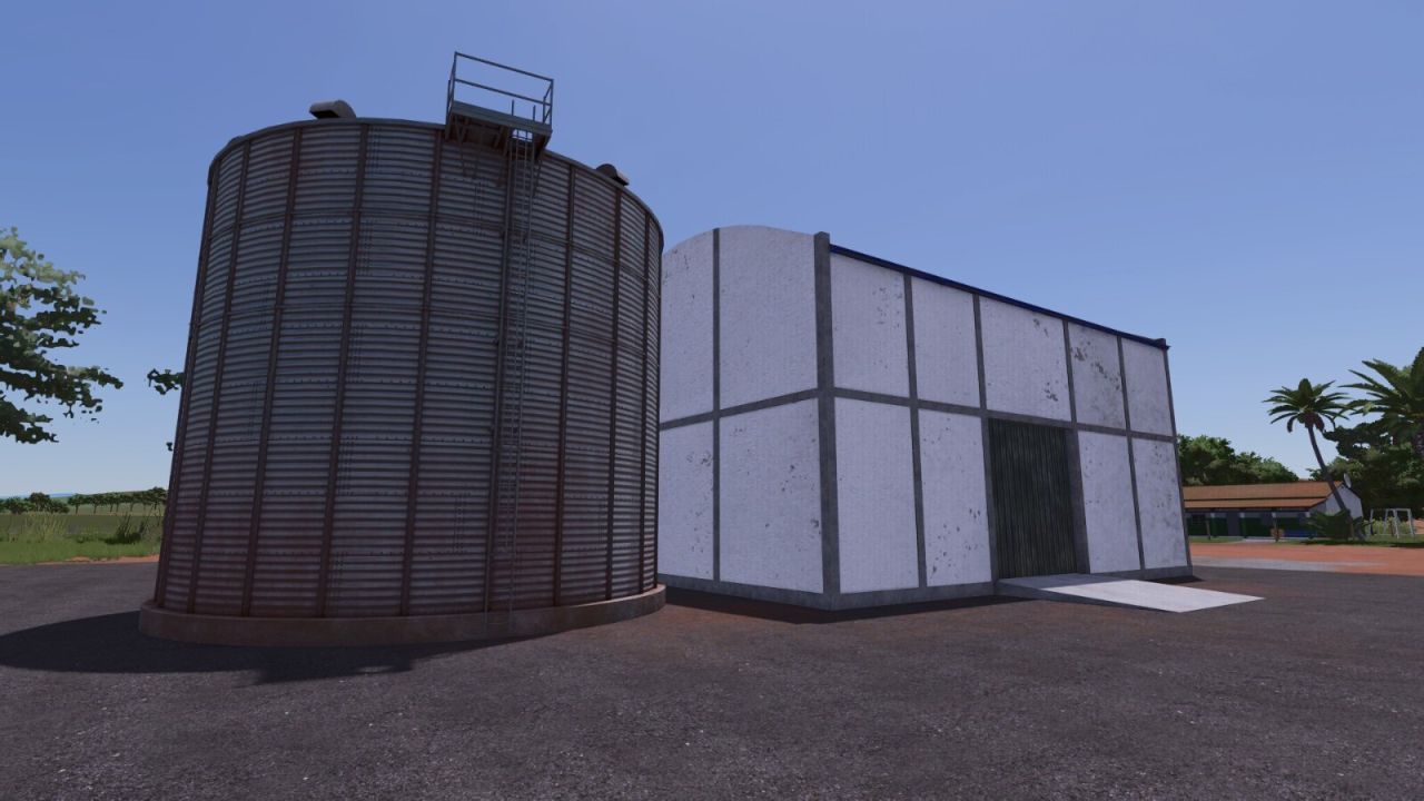 Склад і силос Grangeiro для Farming Simulator 25